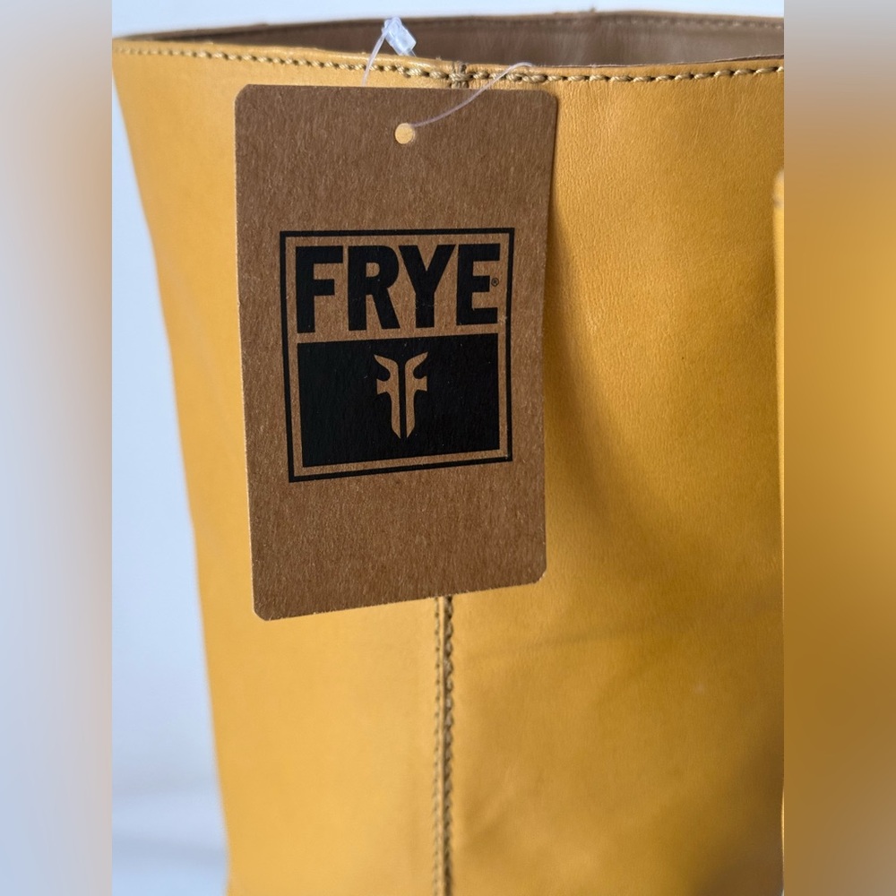 FRYE Camryn Banana Leather Tall Pull-on Boots - Picture 8 of 13